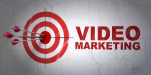 Video Marketing target logo